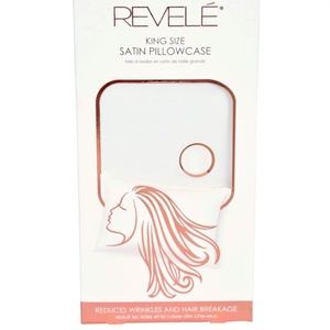 White Satin Pillowcase - King Size.